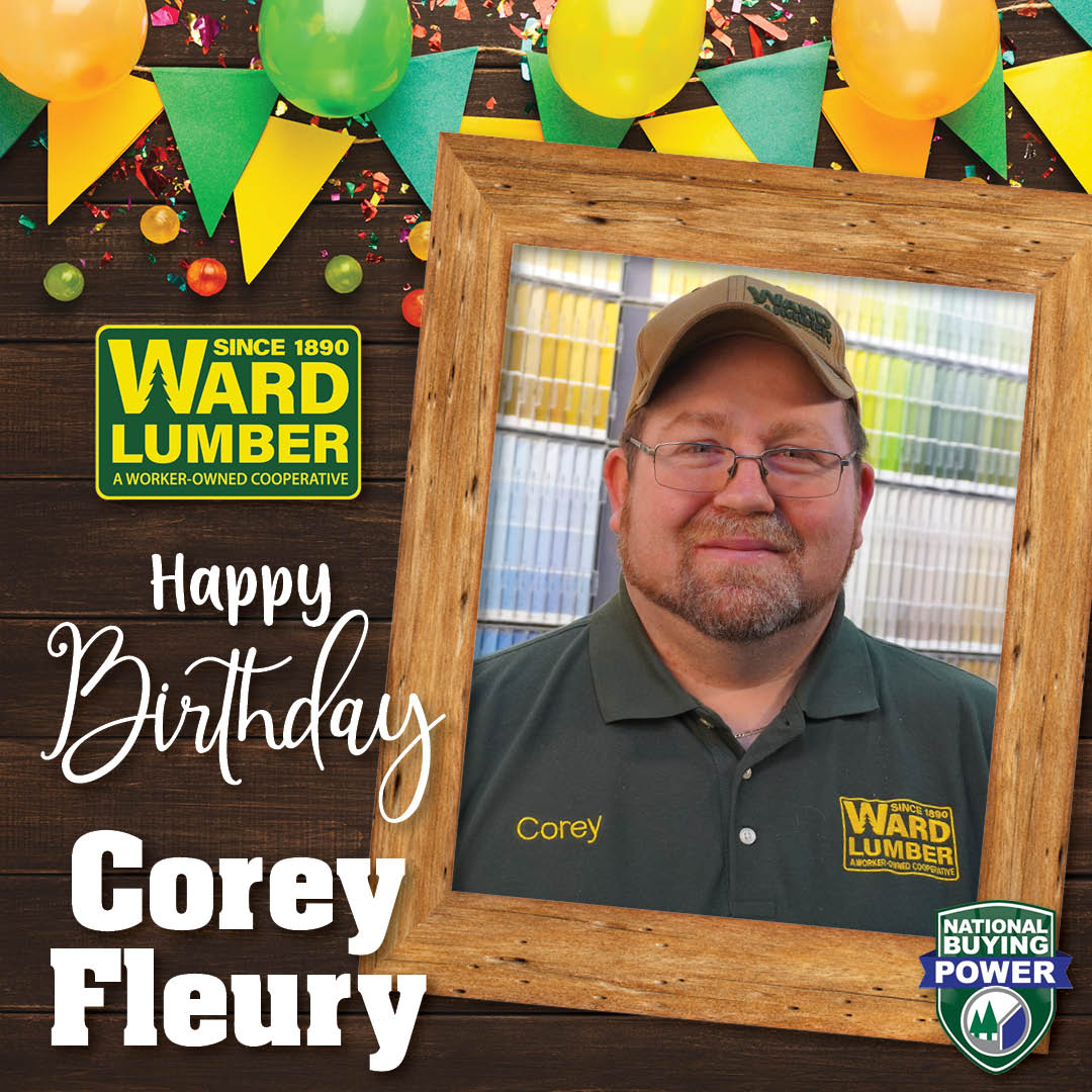 🎂 HAPPY BIRTHDAY, COREY! 🎂

May you get everything you want on your special day! Cheers to another year older and wiser! 🎉

💌 Drop Corey a birthday message in the comments to help make his day extra special!

#happybirthday #bday #shopcoop #workerownedcoop #wardlumberstrong