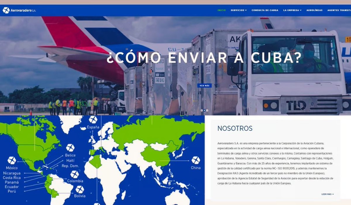 Enviar carne fresca a Cuba. El nuevo acuerdo entre Aerovaradero y CubaMax 🍖 La empresa estatal cubana Aerovaradero y la privada estadounidense CubaMax anunciaron la concertación de un acuerdo que permitirá enviar mercancías perecederas a Cuba a través de un servicio aéreo…