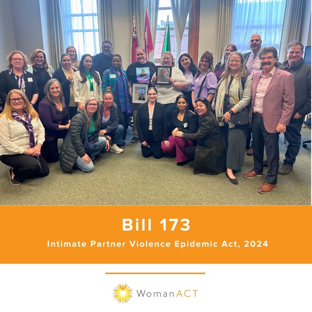 It was an honour to support #Bill173 at Queens Park yesterday. WomanACT is pleased that #Bill173 passed the second reading in the Legislature. Fast-tracking #Bill173 can help implement the Renfrew County inquest recommendations, safeguarding survivors & their children.