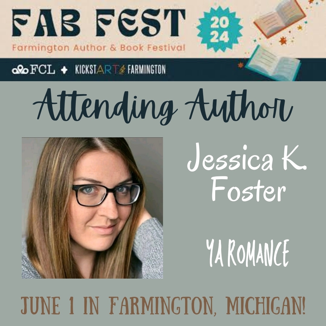 Catch me at #fabfest in Farmington, MI on June 1! I do love a good festival. ❤📚