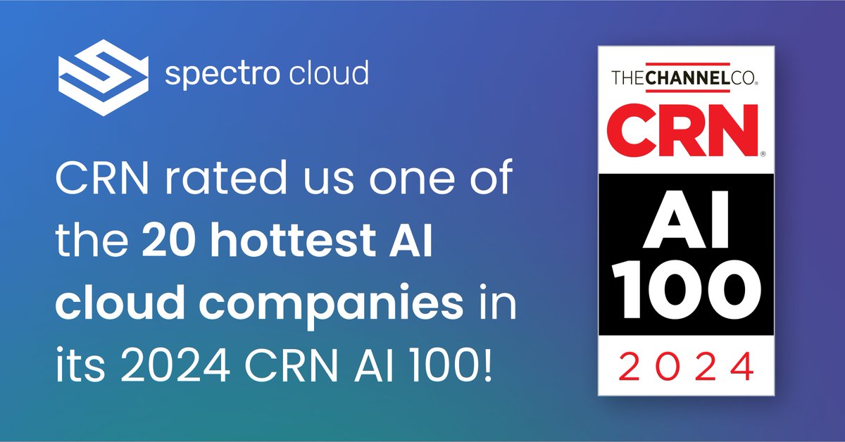 We're beyond excited to be recognized in the @CRN AI 100 as one of the 20 hottest AI cloud companies in 2024 🚀 We loved the special mention of our unique EdgeAI capabilities for deploying AI engines and models to #K8s clusters. Learn more about it here: hubs.la/Q02sCj8h0