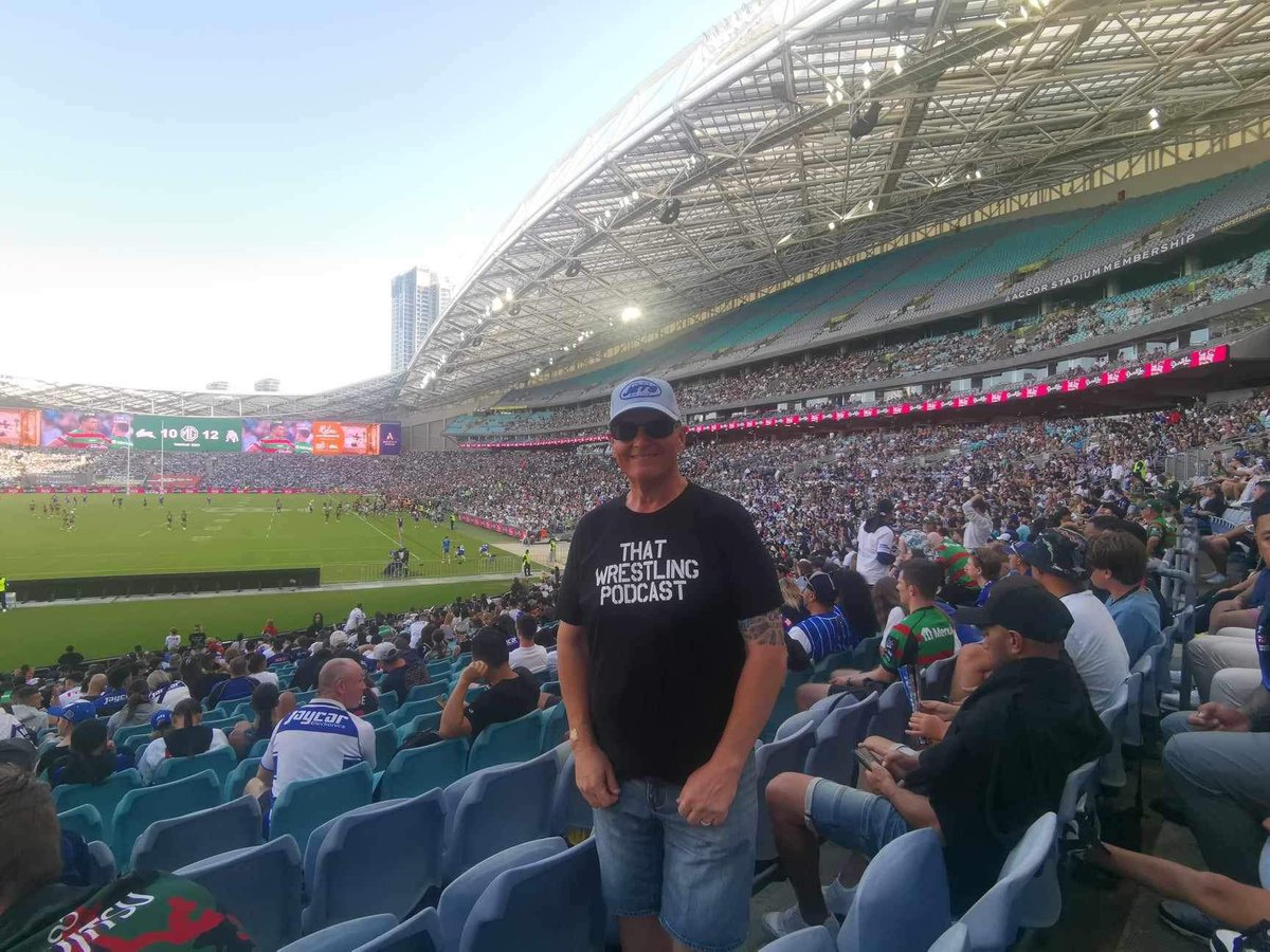 Shout out to friend of the show Simon for rocking a TWP shirt at a @SSFCRABBITOHS rugby game!