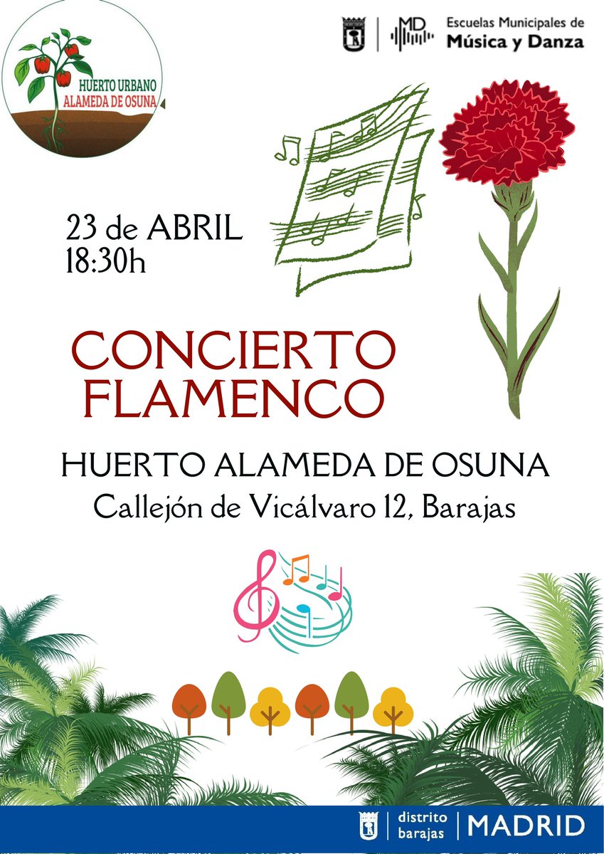 23 de Abril 2024, 18,30h, la huerta versión flamenca