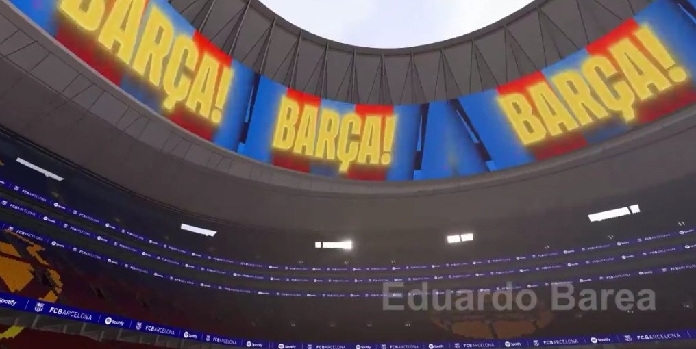 ❗The New Camp Nou with possible 360° scoreboard 🤩🏟️