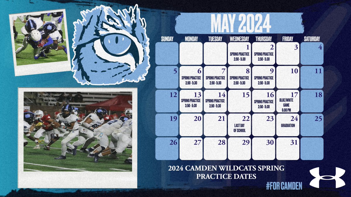 College Coaches: Camden County Football is 19 days away from Spring practice. Please stop by and check our guys out. You will be impressed. @denisecato70 @COACH217ROLAND @SEGAInTheGame @912Sports @BakersSports @UAFootball