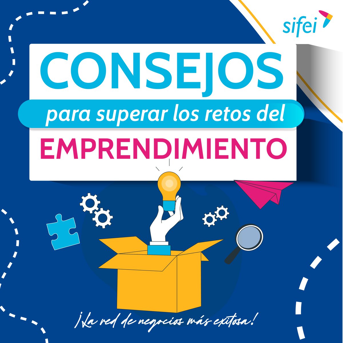 SIFEIMexico's tweet photo. 🛎️¡No te pierdas estos increíbles consejos para superar los retos del EMPRENDIMIENTO!

✅Sifei te informa

¡Si te gustó el contenido, dale ❤️ a la publicación!
Visita nuestro sitio web https://t.co/KC1mOJ7k3w

#Sifei #emprendimiento #emprendedores #Mexico https://t.co/MLMUAGfxp4