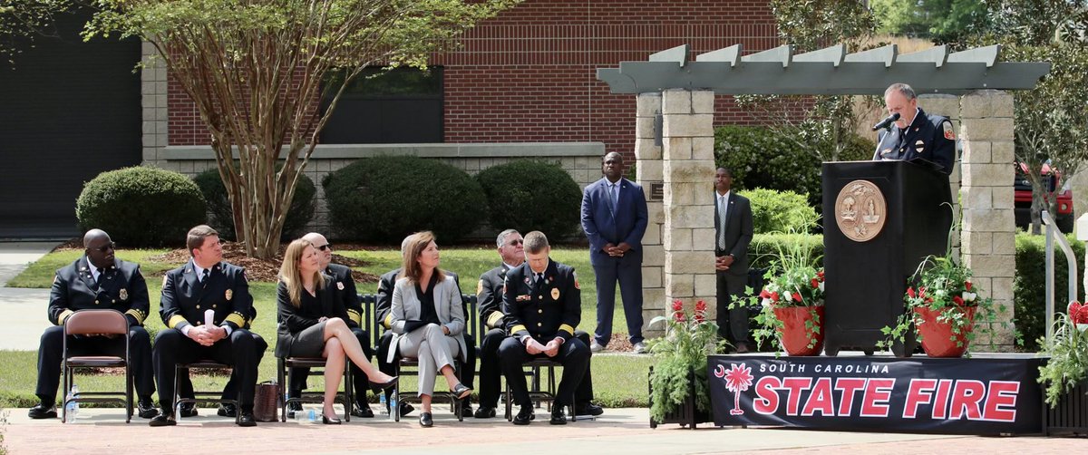 What a humbling experience to speak at yesterday’s 26th Annual S.C. Fallen Firefighters Memorial Service. It was my honor to join firefighters, community members, and leaders from around the state to pay tribute to the brave individuals who lost their lives while selflessly