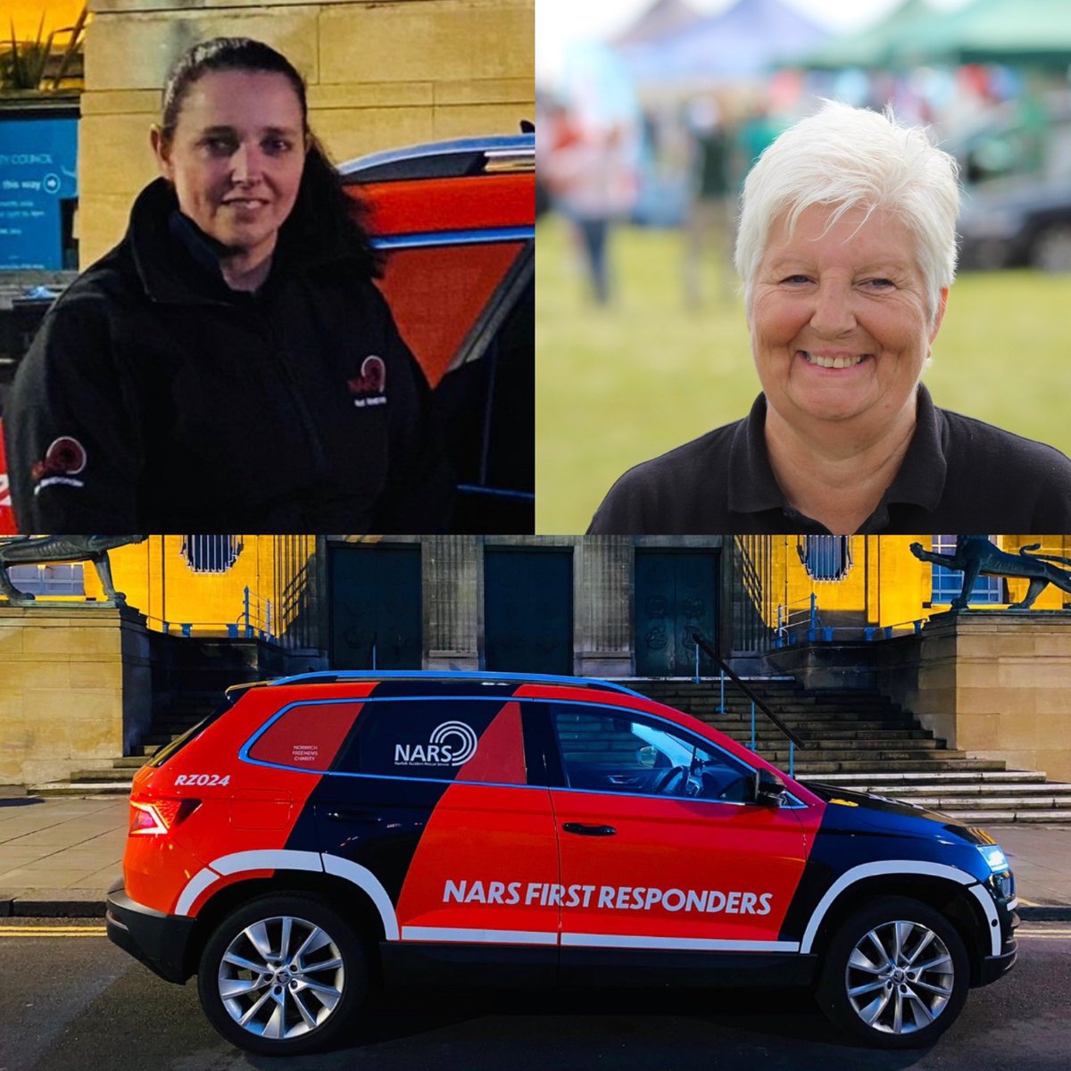 Tonight we have NARS First Responders @SmithsonKaren & Pat out on shift providing cover where needed. Karen’s full time job is a director of a global event marketing company and also is an Emergency Medical Technician with @EastEnglandAmb and Pat runs a small holdings farm