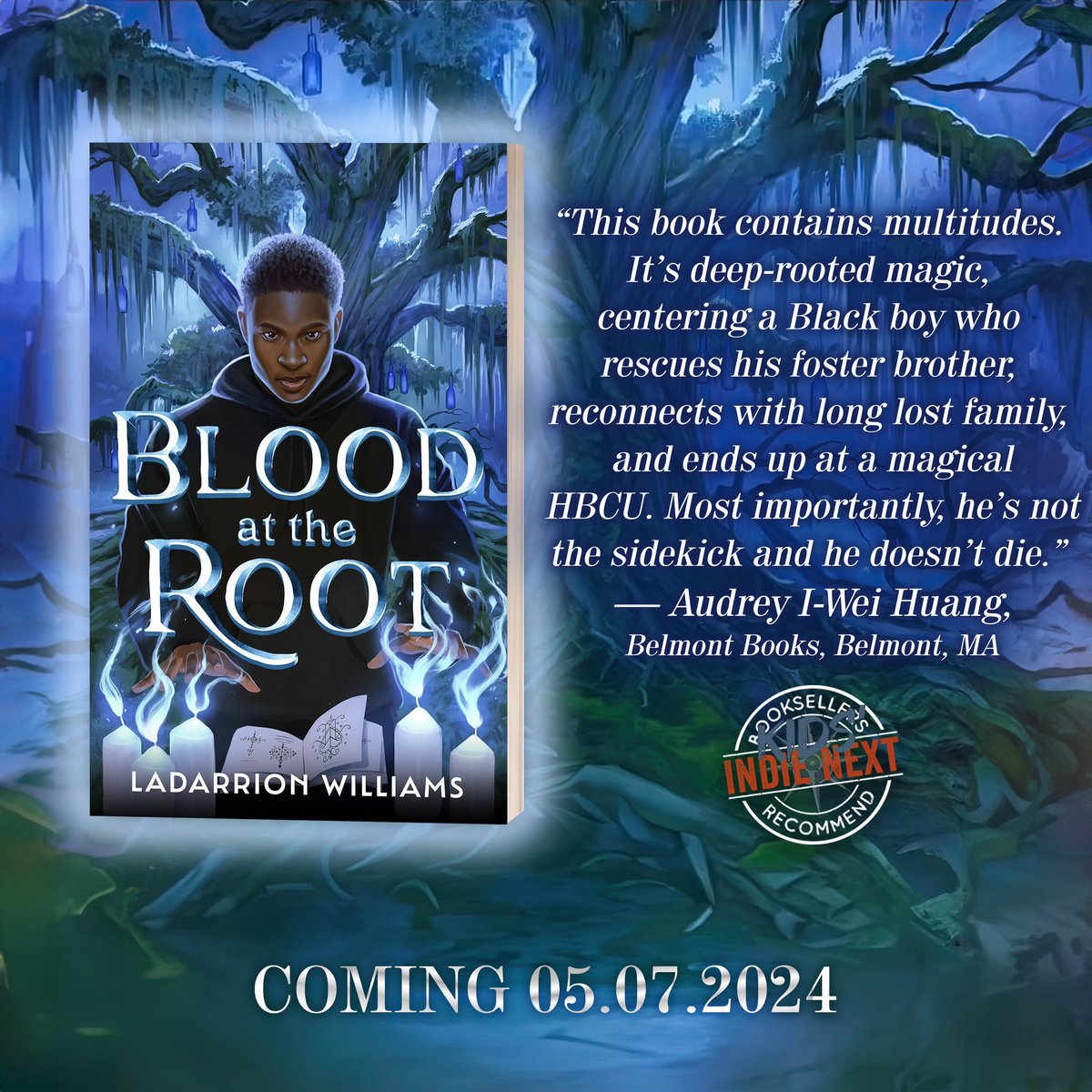 I’m so honored that Blood at the Root is an INDIE NEXT selection for their May/June Kids’ indie next list in their YA category! A special thanks to all the indie bookstores and booksellers for the love and support of BATR and for supporting diverse stories for all kids around!…