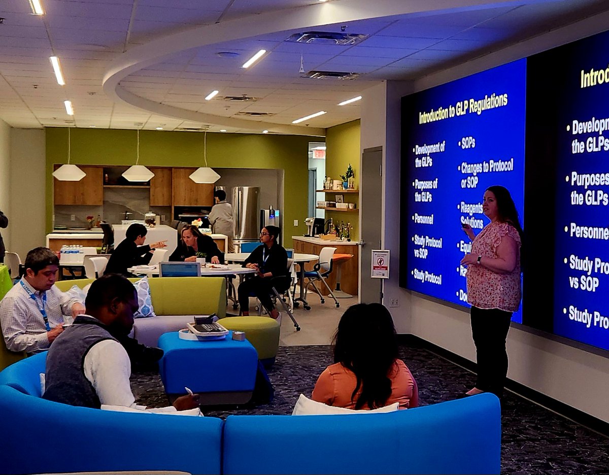 FITCInc's tweet photo. Exciting insights on Good Laboratory Practices #GLP for #FITCI clients🧪💼 Thanks to @ResInnova Laboratories, our EDGE at 321 neighbor &amp; valued ecosystem partner, for an informative lesson on protecting people, assets, &amp; opportunities.  #bestpractices #LabExcellence #Community https://t.co/PdzxfOJvm3