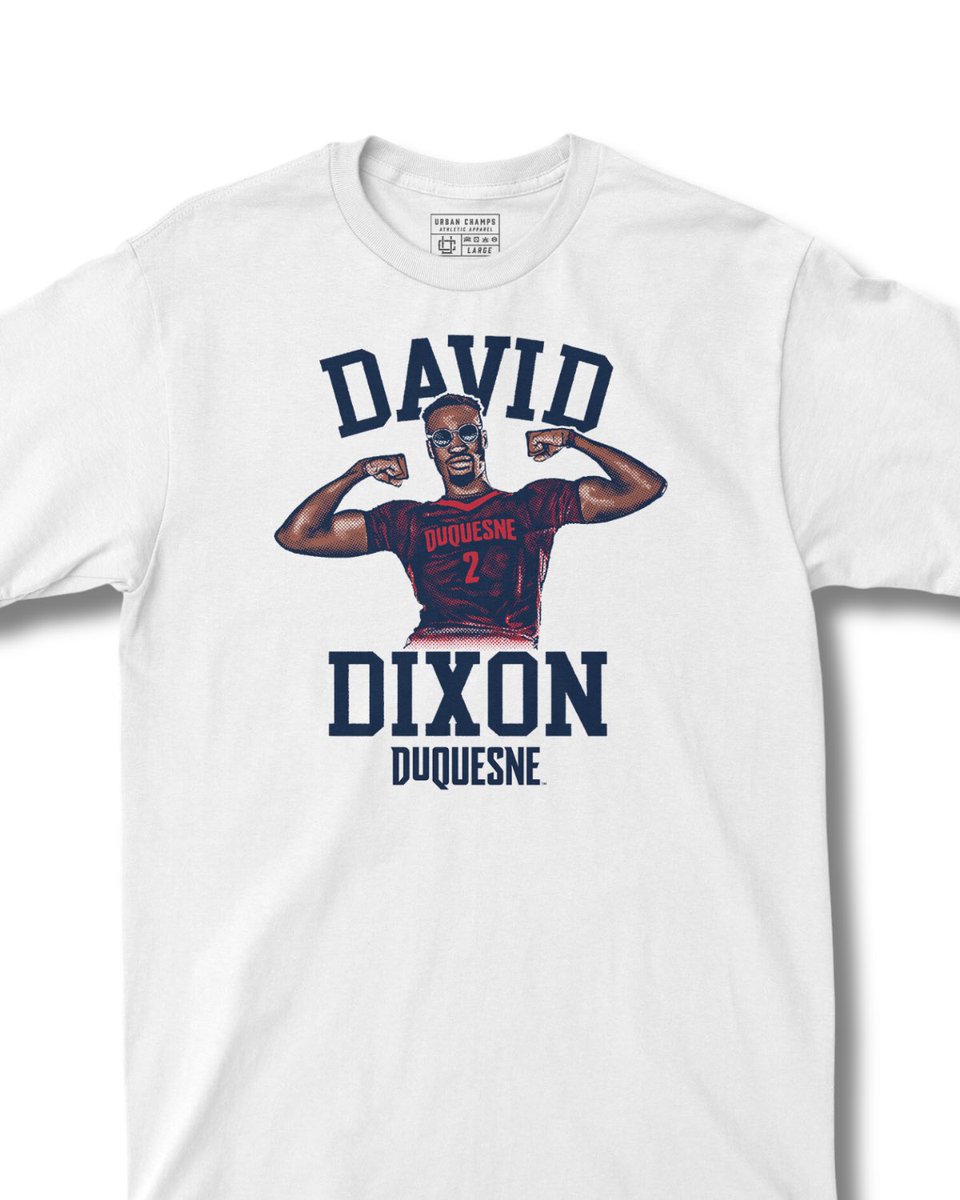 JUST DROPPED: Exclusive David Dixon Drop 🔥🔥 Celebrate Dixon’s huge season by shopping at the link! 🔗: nil.store/collections/du… #NIL #NILStore #DuquesneNIL