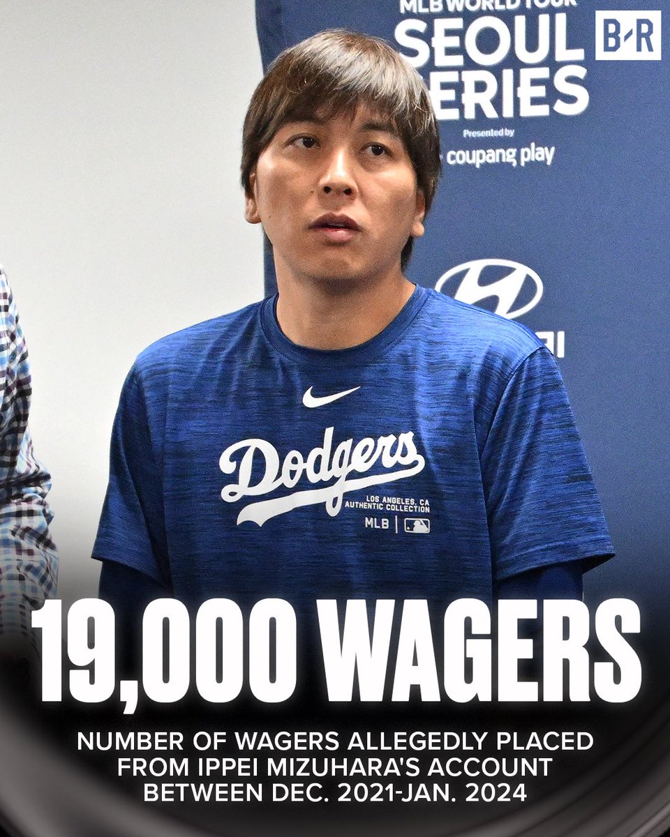 From 2021-2024, Mizuhara's average wager was around $12,800, with his biggest bet reaching $160K He lost a total of $40.7M