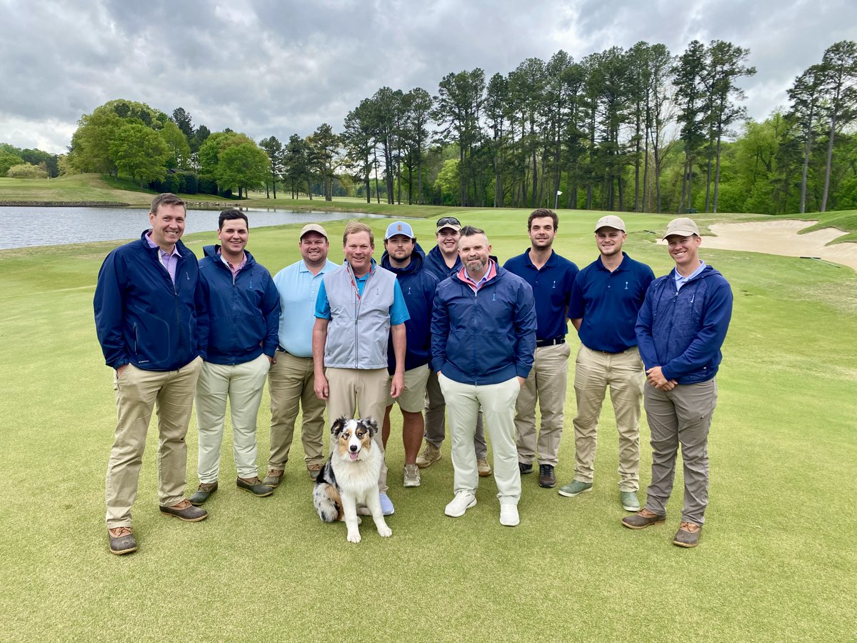It’s great to meet one industry pro to break up a long drive. It’s even better to meet an entire group of them.

Beginning our trek home by spending time with Brannon Goodrich’s team at 36-hole Carmel Country Club in Charlotte.