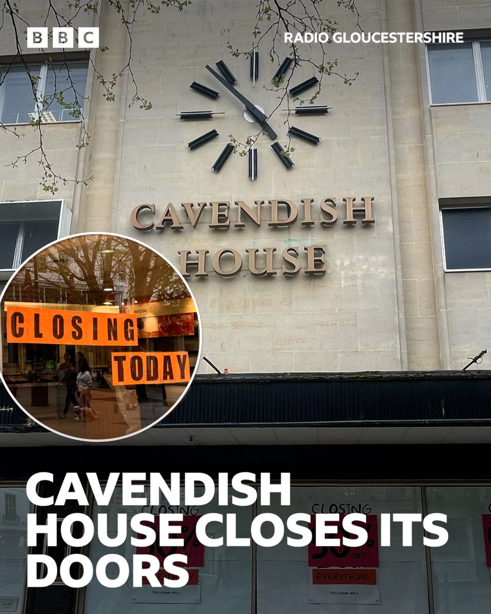 Cavendish House has closed its doors for the final time 😞 It's been trading for more than 200 years. So what's next for the historic site? ➡️ bbc.in/49y08xp