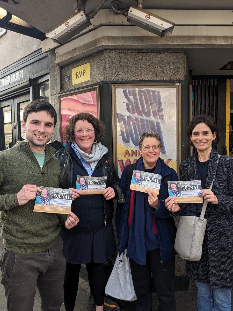 Great to be out in Frognal speaking to residents on this lovely spring day 🌼