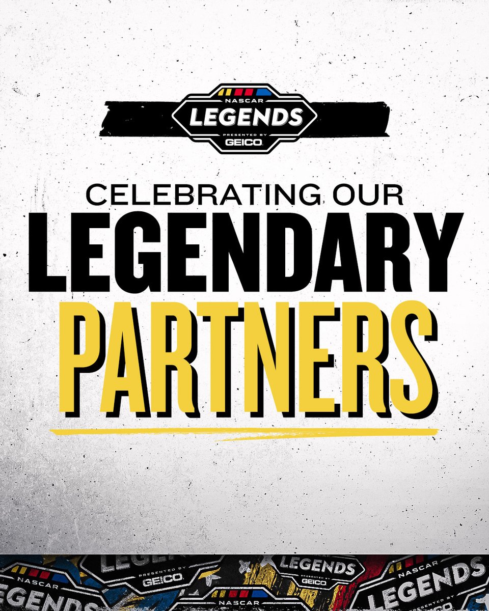 A special thank you to all of the legendary partners - past and present - who have shaped our race weekends over the past 76 years. This week, our tracks will honor the partners that have individually impacted the experience you've had during race weekends! #NASCARLegends