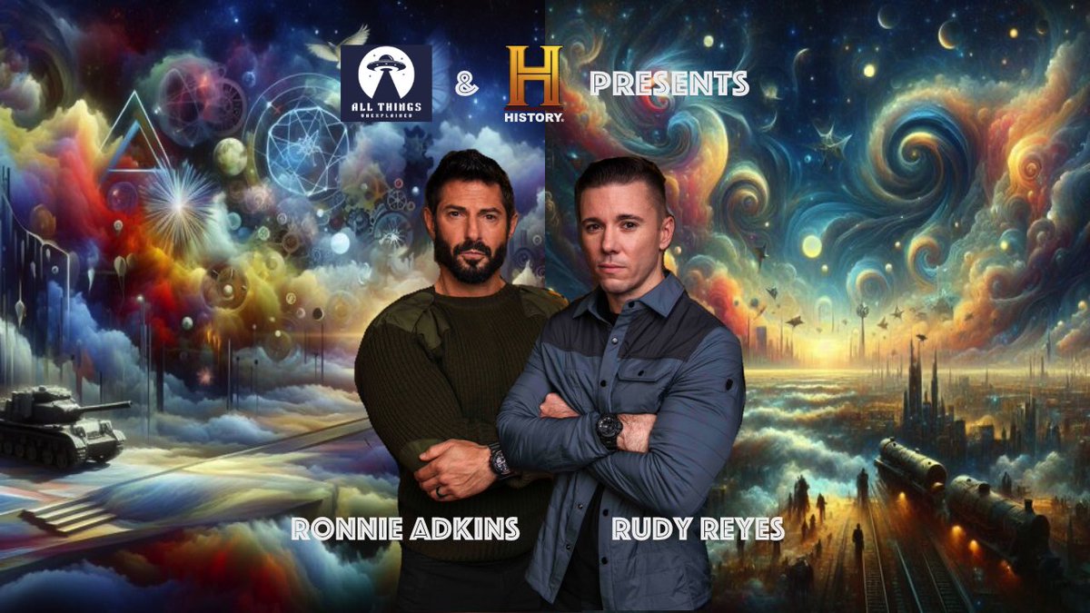 🎙️ 🚨 ‼️ Get ready for <a href="/HISTORY/">HISTORY</a> week with us, EXCLUSIVELY on our YouTube channel! 
MONDAY 4/22, 9 PM ET it’s <a href="/RonnieAdkins_/">Ronnie Adkins</a> and Rudy Reyes LIVE from the new hit THE PROOF IS OUT THERE: MILITARY MYSTERIES, followed by the season premiere on HISTORY at 10 ET 👉