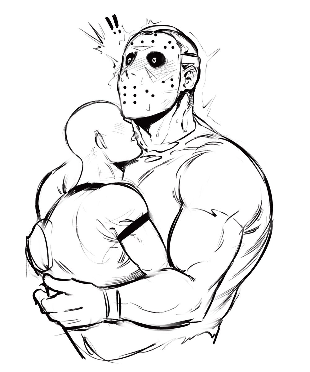 MajorMelon1's tweet photo. Jason being a shy boy 🥹🖤

#FridayThe13th #JasonVorhees https://t.co/K7Pk9ckrEa