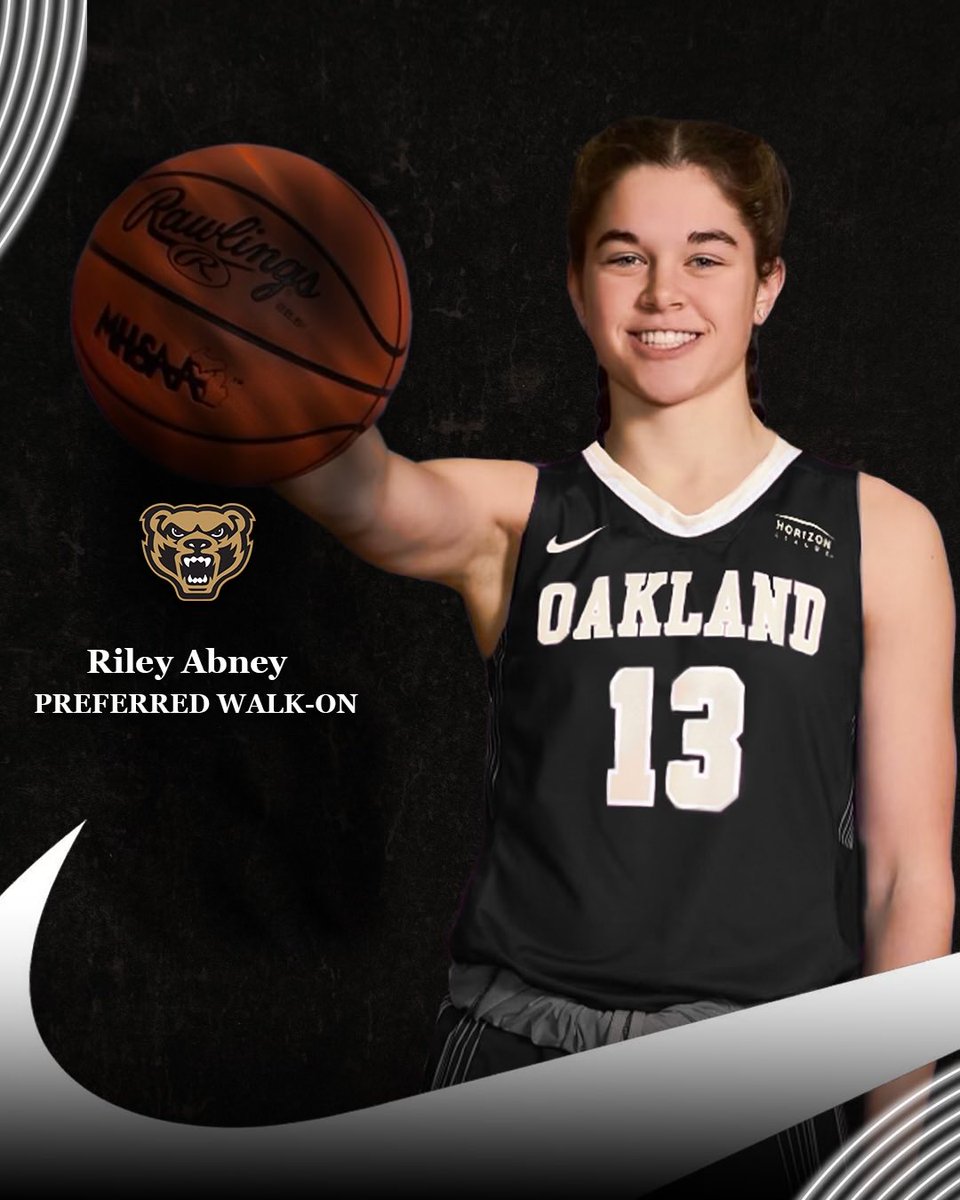 Riley Abney (@abney_riley) on Twitter photo Blessed to announce I’m taking a preferred walk on at Oakland University!! Thank you <a href="/CoachTungate/">Jeff Tungate</a> <a href="/DeannaMRichard/">Deanna Richard</a> <a href="/Webbfor3/">Tim Webb</a> <a href="/DavisCrystal13/">Crystal Davis</a> for the opportunity!🖤💛 Blessed to announce I’m taking a preferred walk on at Oakland University!! Thank you <a href="/CoachTungate/">Jeff Tungate</a> <a href="/DeannaMRichard/">Deanna Richard</a> <a href="/Webbfor3/">Tim Webb</a> <a href="/DavisCrystal13/">Crystal Davis</a> for the opportunity!🖤💛