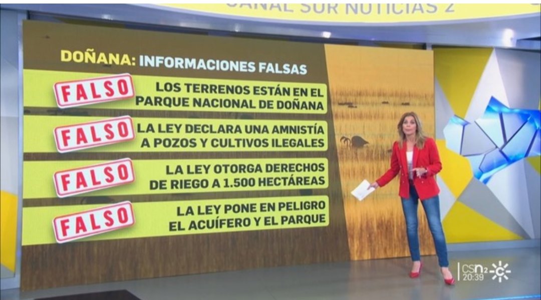 La Federación de Asociaciones de la Prensa @fape_fape dictamina que el panel de Doñana de @CSurNoticias falta a los principios de verdad e independencia, carece de contrastación y pluralidad
#periodismo
#ServicioPúblico