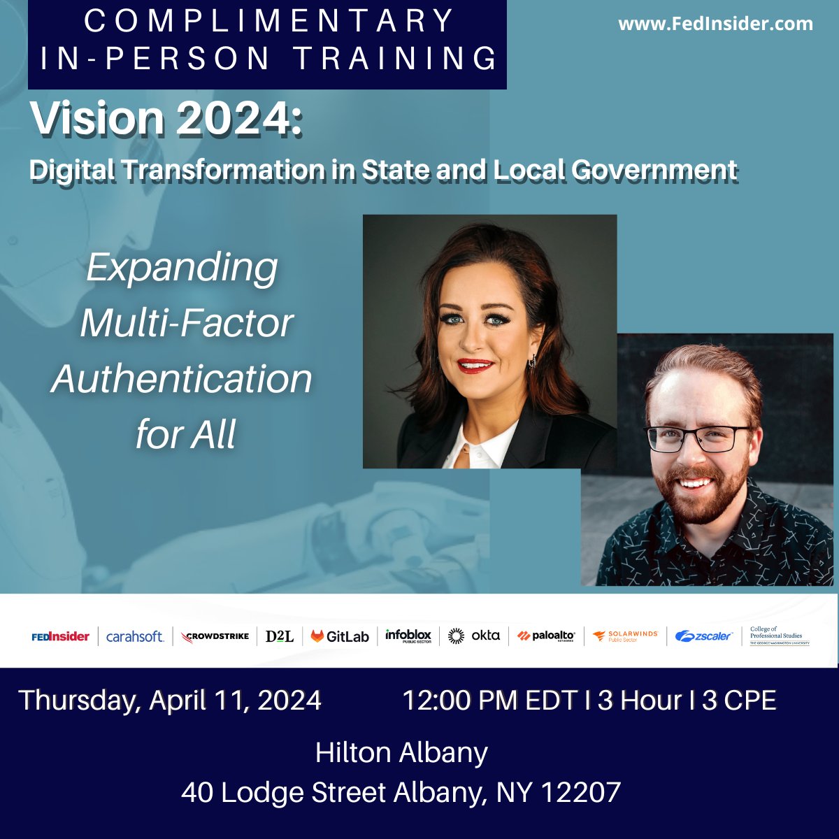 The potential cost savings is 1.1 million dollars after implementing MFA. Jeremey Benedict, @okta tinyurl.com/yb86h6fj @NYSDHSES @PegHosky @Carahsoft @FedInsider