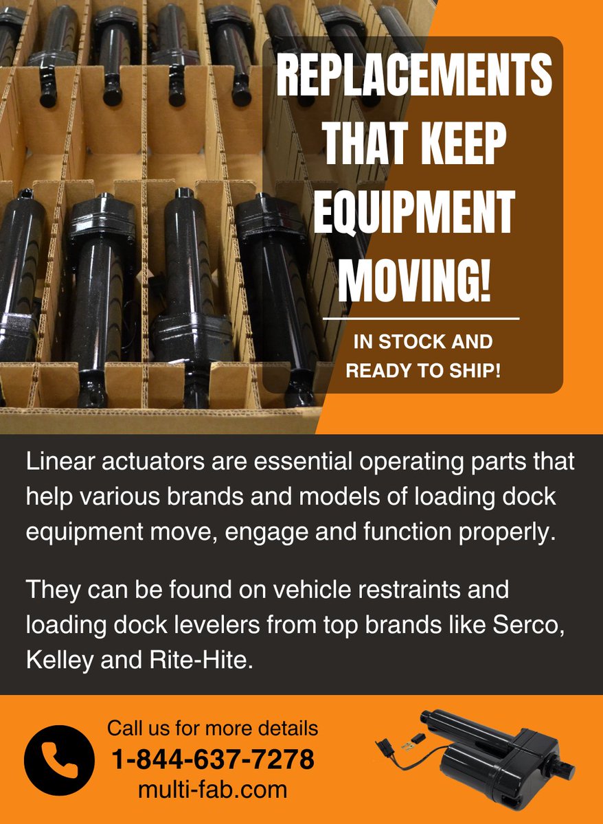 Multi Fab In order for your loading dock equipment to move, engage and function ...