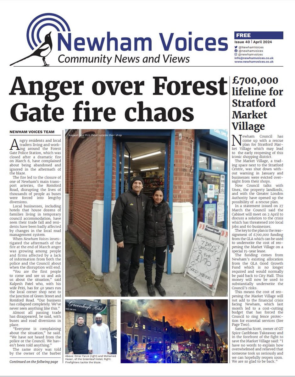 You can download the current edition in pdf format from our website newhamvoices.co.uk/download/ #newham