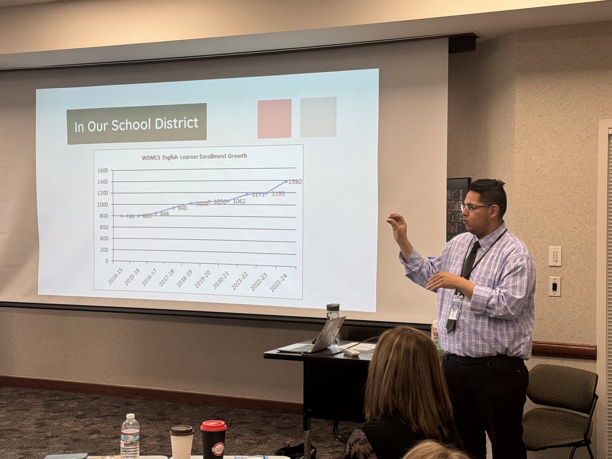 📷 We’re learning more at  #ISPRACon24. Natalie French &amp; Abdiel Quiroga from <a href="/WDMCS/">West Des Moines Community Schools</a> presented in a dynamic session on layering communication for K-12 multilingual families!