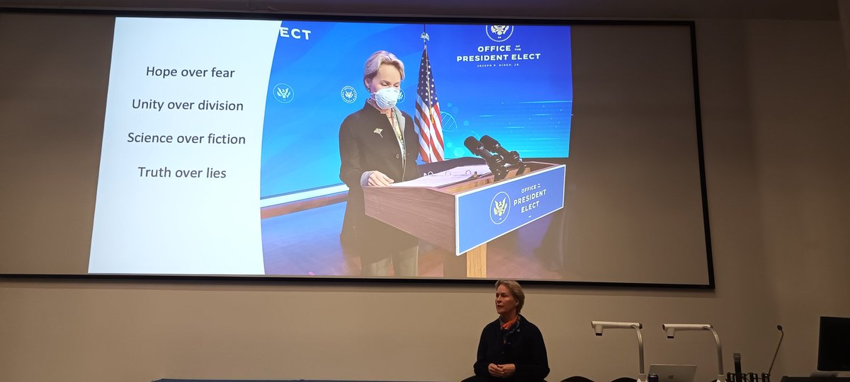 One of the amazing things about Cambridge is that on a regular thursday you get to hear from ground-breaking women in science like @francesarnold The main ✨️ for me: 'We have to take responsability for the science that we do' Thank you for the suberb talk #AcademicTwitter