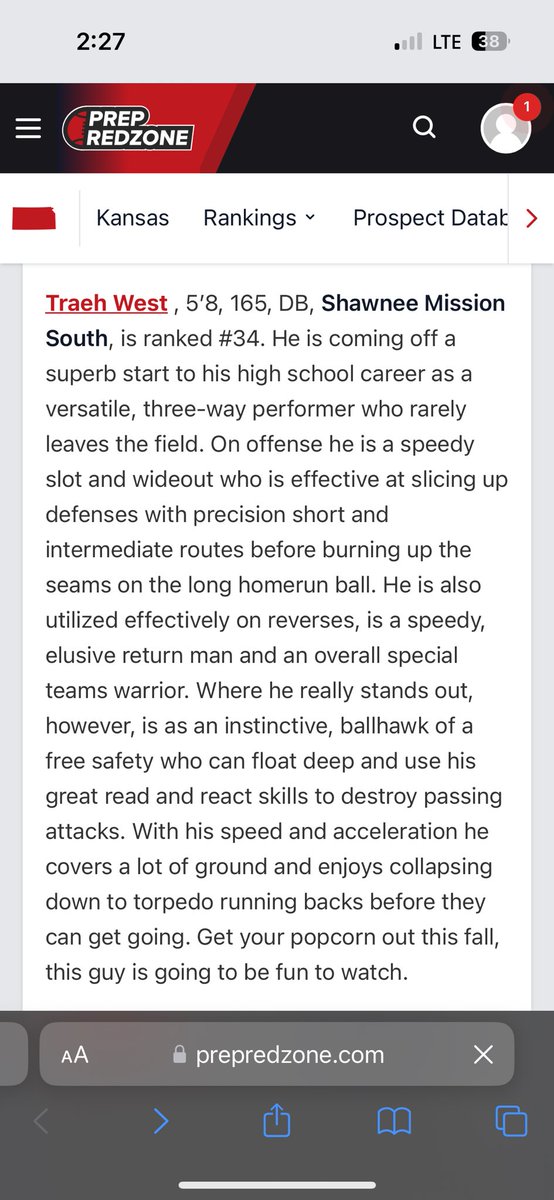 Thank you <a href="/PrepRedzoneKS/">Prep Redzone Kansas</a> for the write up!
