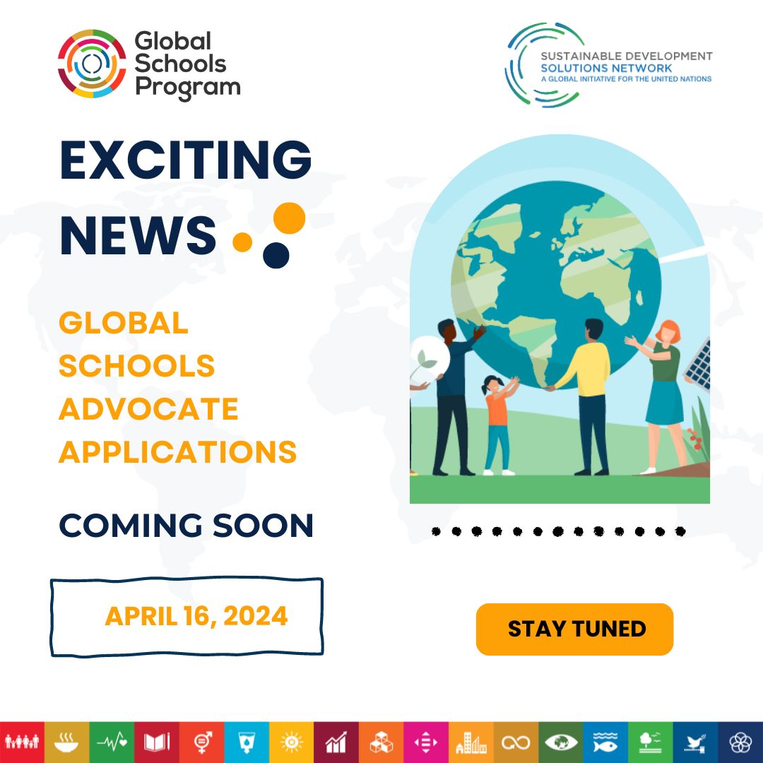 📢 ATTENTION all educators! 

We are excited to announce that applications for the 5th Cohort Global Schools Advocacy Program will be opening on April 16, 2024! 

If you're passionate about #ESD don't miss this chance to help create a better future for our planet! 🌏💫  #SDG4