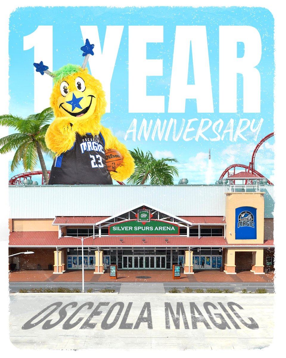 It's been a fantastic first year since we announced our move to Osceola. We have our amazing fans to thank for making it truly memorable. Get ready for more excitement at Osceola Heritage Park 🎉