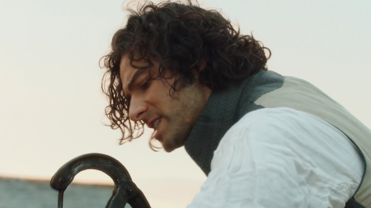 #ThrowbackThursday: shortly after his return, Captn #Poldark developed a disturbing habit of nearly drowing his surroundings. (Pictures: S1 Ep1)