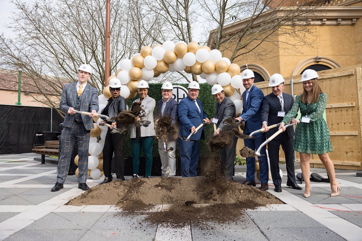 napatlanta's tweet image. It's official! 👏 @ShopRidgeHill's groundbreaking ceremony took place yesterday, signaling the start of redevelopment. We're excited to elevate the property's public realm through new retail offerings and an enhanced guest experience. Stay updated at ridgehill.com/redevelopment