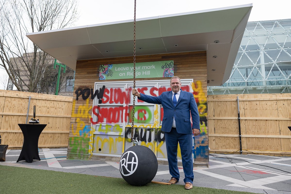 napatlanta's tweet image. It's official! 👏 @ShopRidgeHill's groundbreaking ceremony took place yesterday, signaling the start of redevelopment. We're excited to elevate the property's public realm through new retail offerings and an enhanced guest experience. Stay updated at ridgehill.com/redevelopment