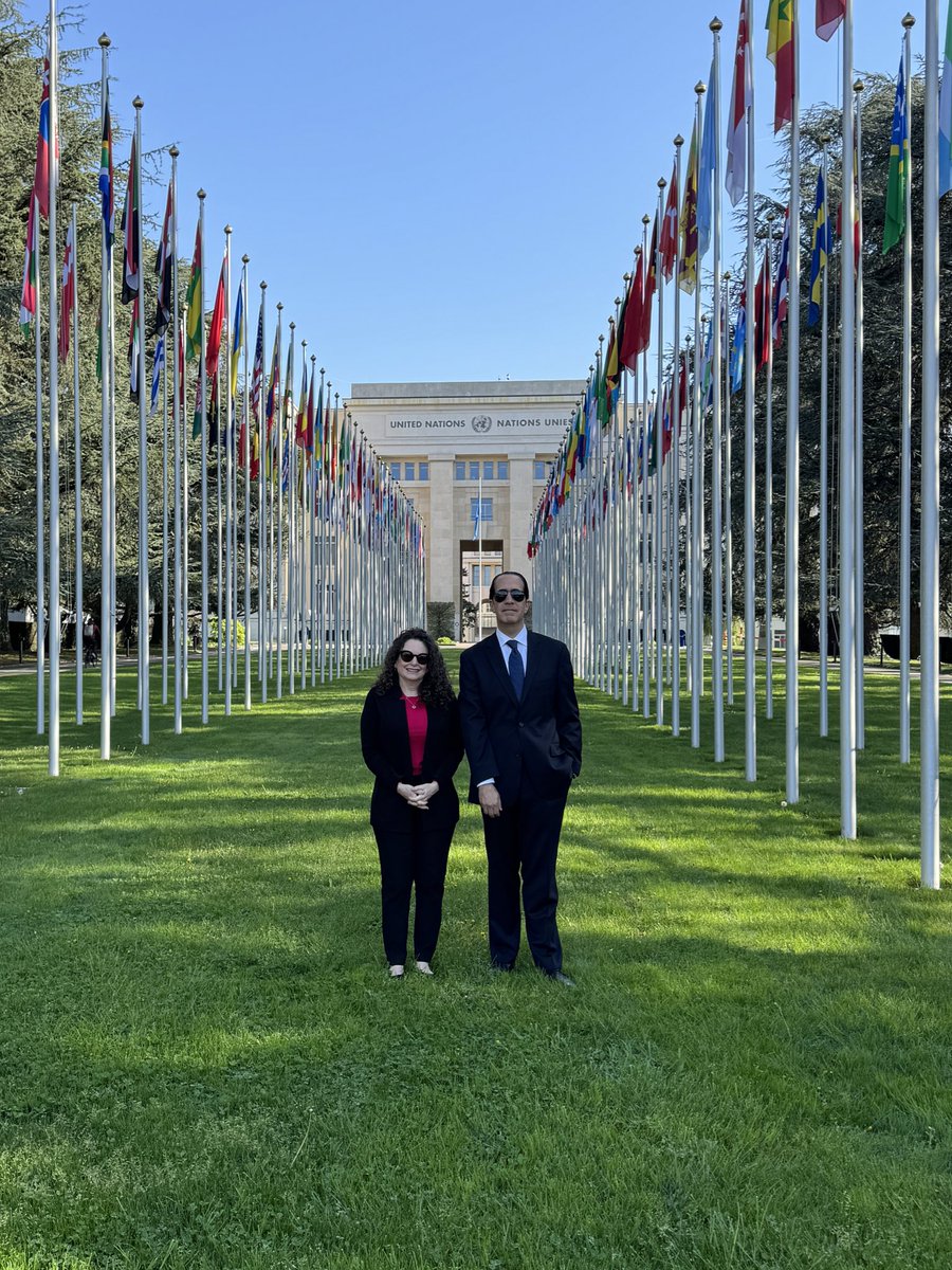 Such a pleasure to spend time with my friend @USAmbHRC in Geneva and learn more about the important work she is doing representing the United States at the @UN Human Rights Council.