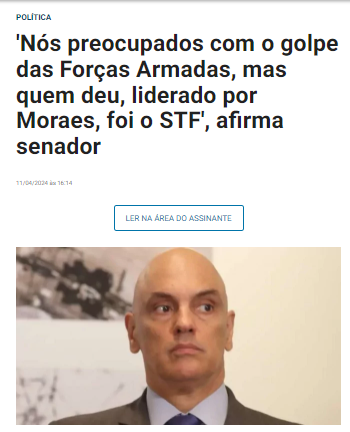 QUEM FALOU ISSO FOI O MELA CUECA MARCOS DO VAL. ELE SÓ ESQUECEU DE DIZER QUE O ESSETÊÉFE DEU O GOLPE COM O AVAL DAS FORÇAS LAMADAS!😡🧐