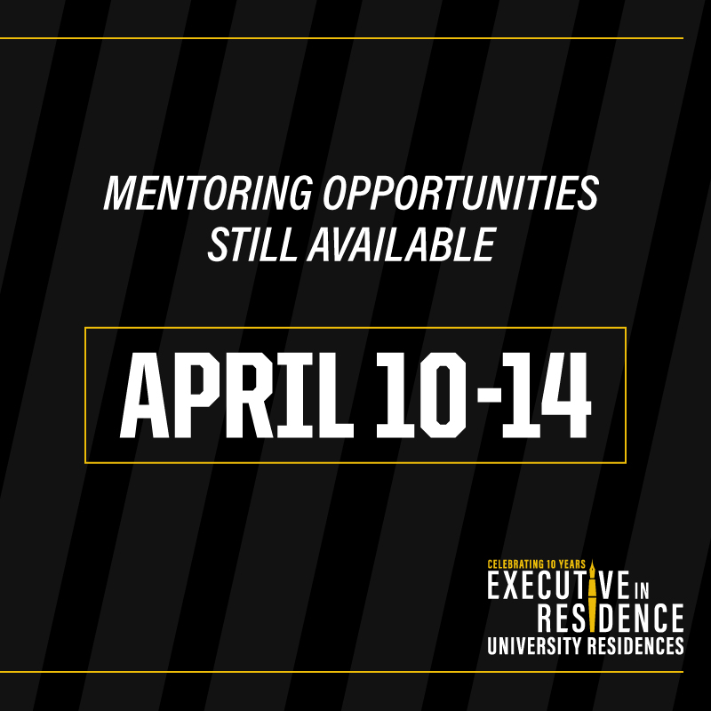 Imagine hearing from successful Boilermaker alumni who sat in the same classrooms, took the same classes and had the same struggles that you are facing right now! If that sounds interesting, register for a mentoring session: tinyurl.com/eir10year