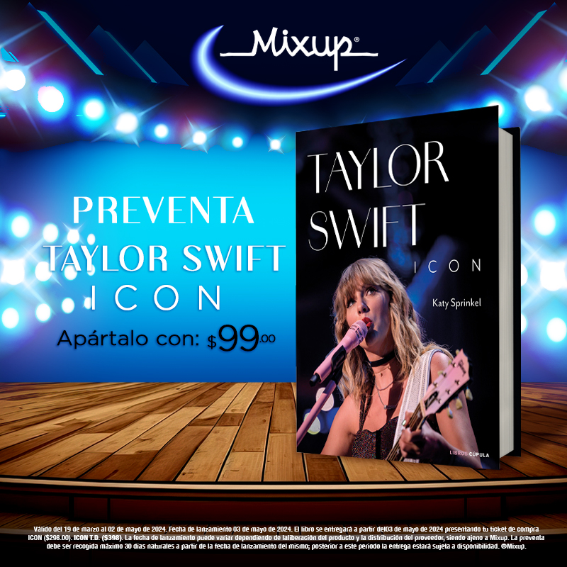 ¡Atención #Swifties! No se pueden quedar sin la preventa del libro: @taylorswift. Icon' de #KatySprinke. Elige tu versión favorita, solo en #Mixup.