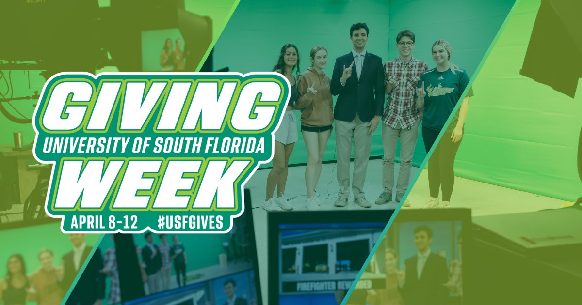 #USF Giving Week allows you to make a difference for our #USFBulls! By supporting our Zimmerman Rising fund, you’re creating pathways for advertising & communications students to succeed -- empowering them to excel. 🤘 Learn More: usf.to/Zimmerman #USFGives @USFZSAMC