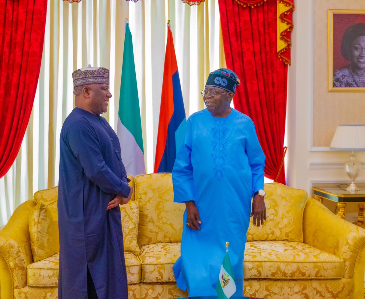Lagos - April 11, 2024 The Executive Chairman of BUA Group, Abdul Samad Rabiu (CFR, CON) visited the President of the Federal Republic of Nigeria, Bola Ahmed Tinubu (GCFR) in his Lagos home in celebration of Eid el-Fitr. #BUAGroup #UnlockingOpportunities