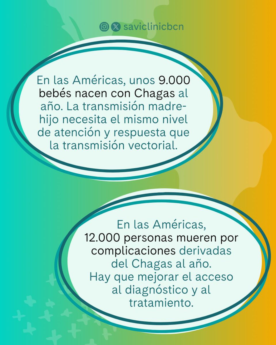 🤱🏾En el mundo, cada año nacen 9.000 bebés con #Chagas, y la mayoría no accede a diagnóstico ni a tratamiento.

📢Este #14A, #DíaMundialChagas, aboguemos por una #DetecciónTemprana para que no haya #NingúnBebéConChagas.

🟢 instagram.com/p/CwxdDRfIXB8/…

#BeatNTDs #NTDS #Agenda2030 #ODS