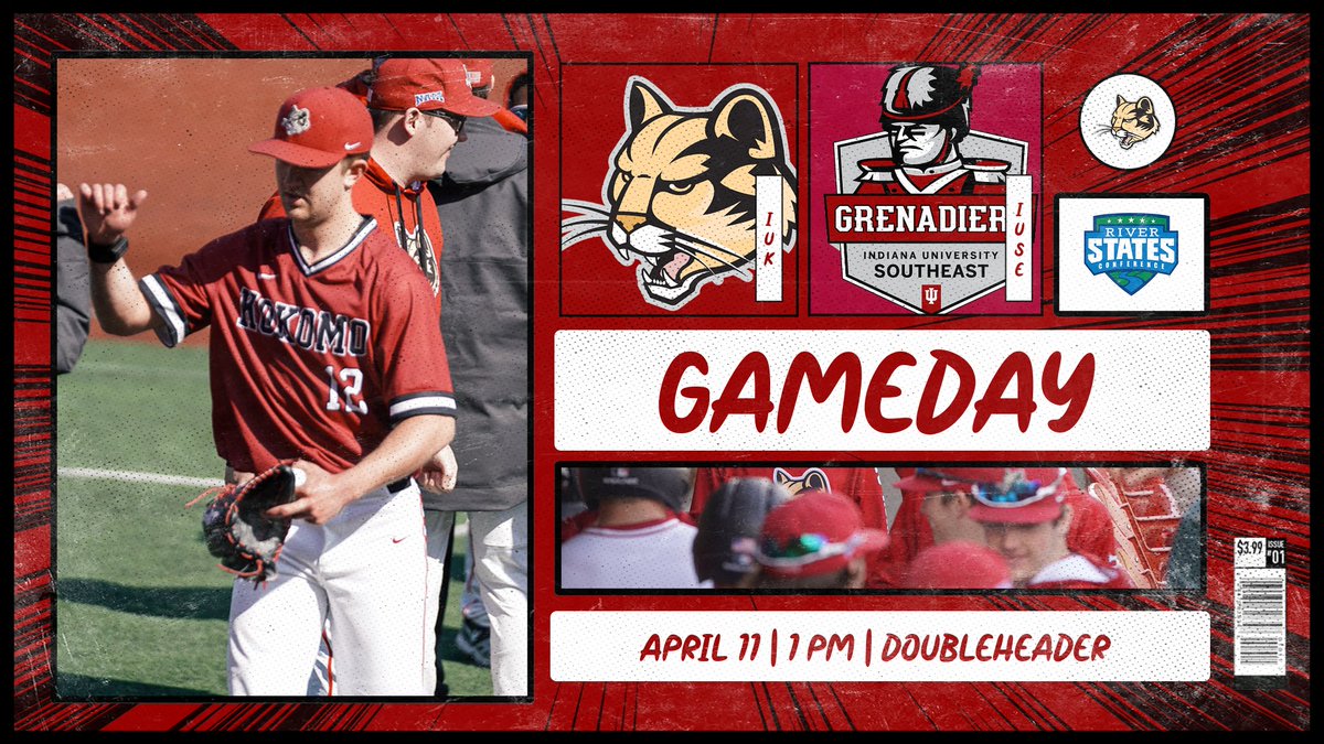 Big-time series at Municipal begins today😤

🆚 RV IU Southeast (DH)
⌚️ 1:00 PM
🏟 Kokomo Municipal Stadium
🖥️ bit.ly/3xyjm65 
📊 bit.ly/3HTxdJw 

#RollCougs