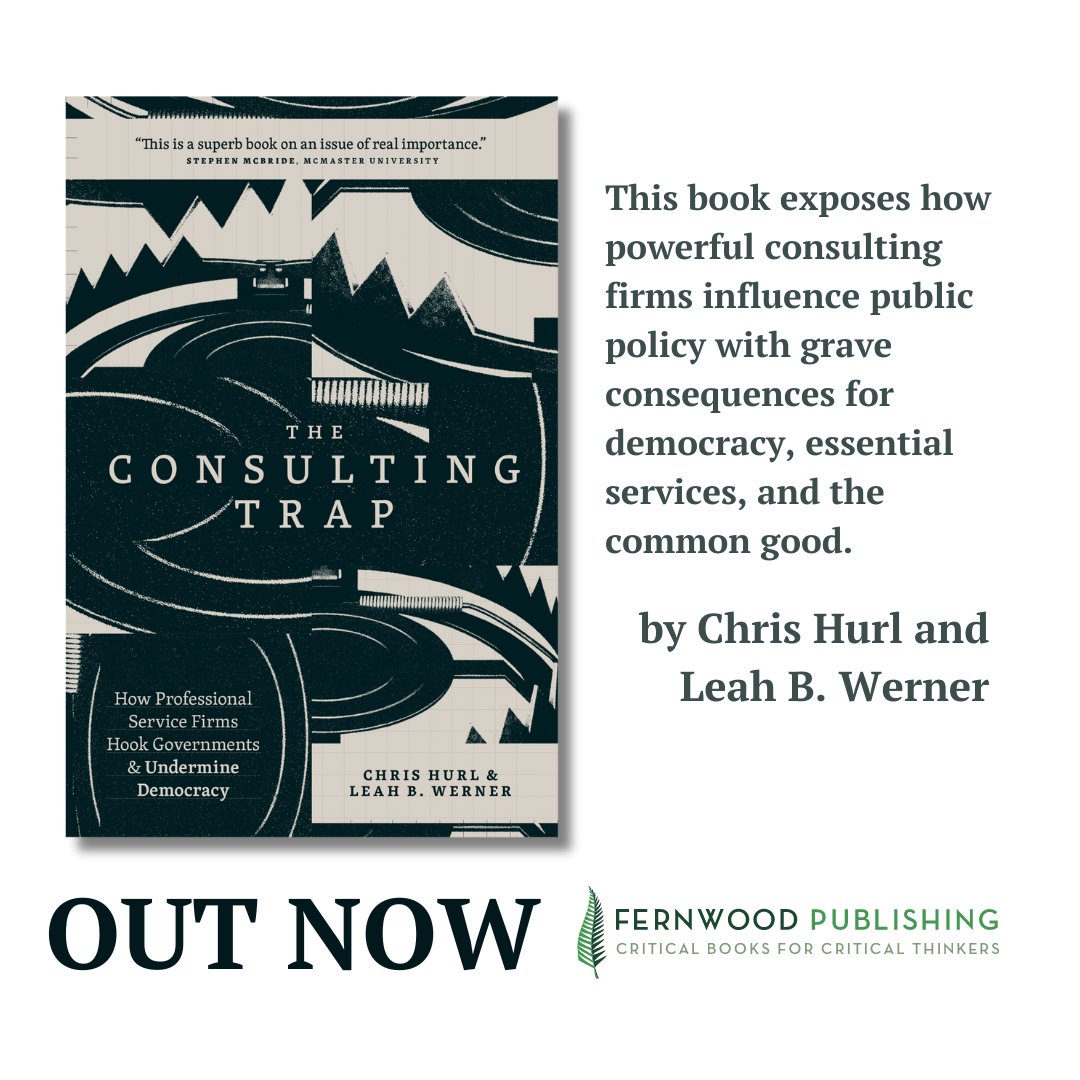 Out now! by @Churlishness and Leah B. Werner fernwoodpublishing.ca/book/the-consu…