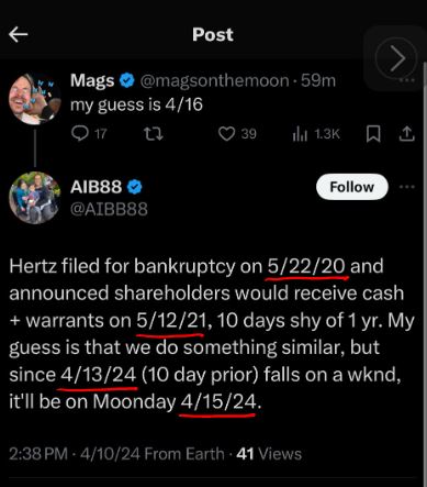 🚨#BBBY Finally..3rd amended plan will come out by 4/18 that $BBBY shareholders have been waiting for..mentioned at the today's hearing❗It's been rough for many shareholders and I think finally we are getting delicious🍦soon!😋 I wanted to touch the #Hertz Chap 11 case that…