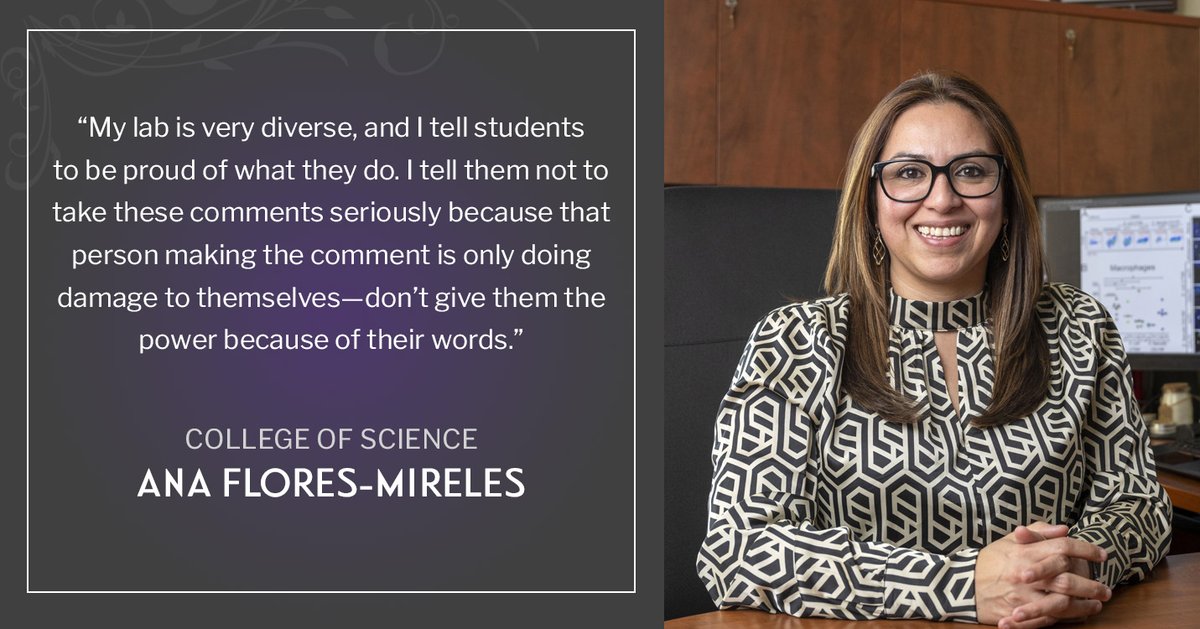 Ana Flores-Mireles assumed she'd become a doctor—that is until she watched 'Jaws.' Now, at @NDscience, she's studying human diseases through the lens of an ecologist and has developed a new type of catheter that minimizes bladder inflammation. go.nd.edu/FloresMirelesW…