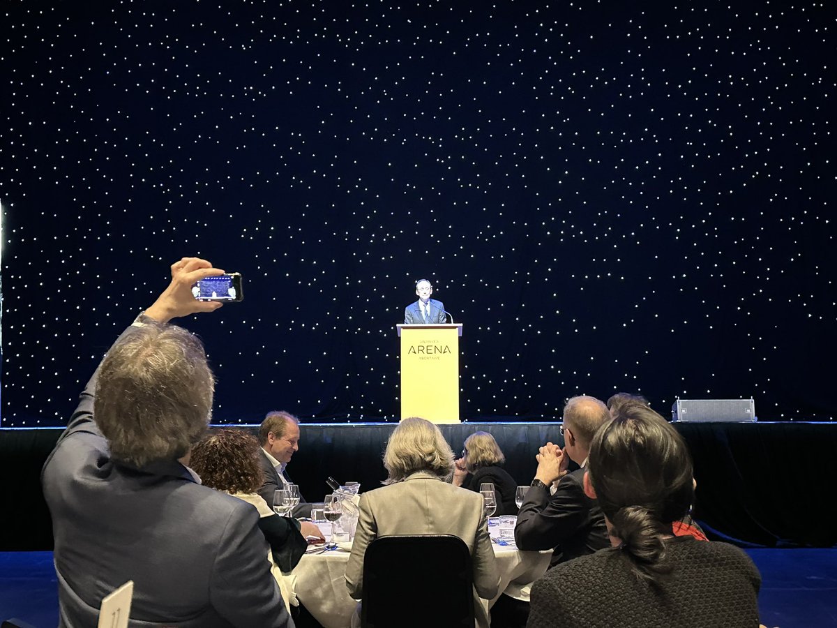 This is a speech under the stars by @JosepMGarrell president of @euatweets #EUA2024AnnualConf