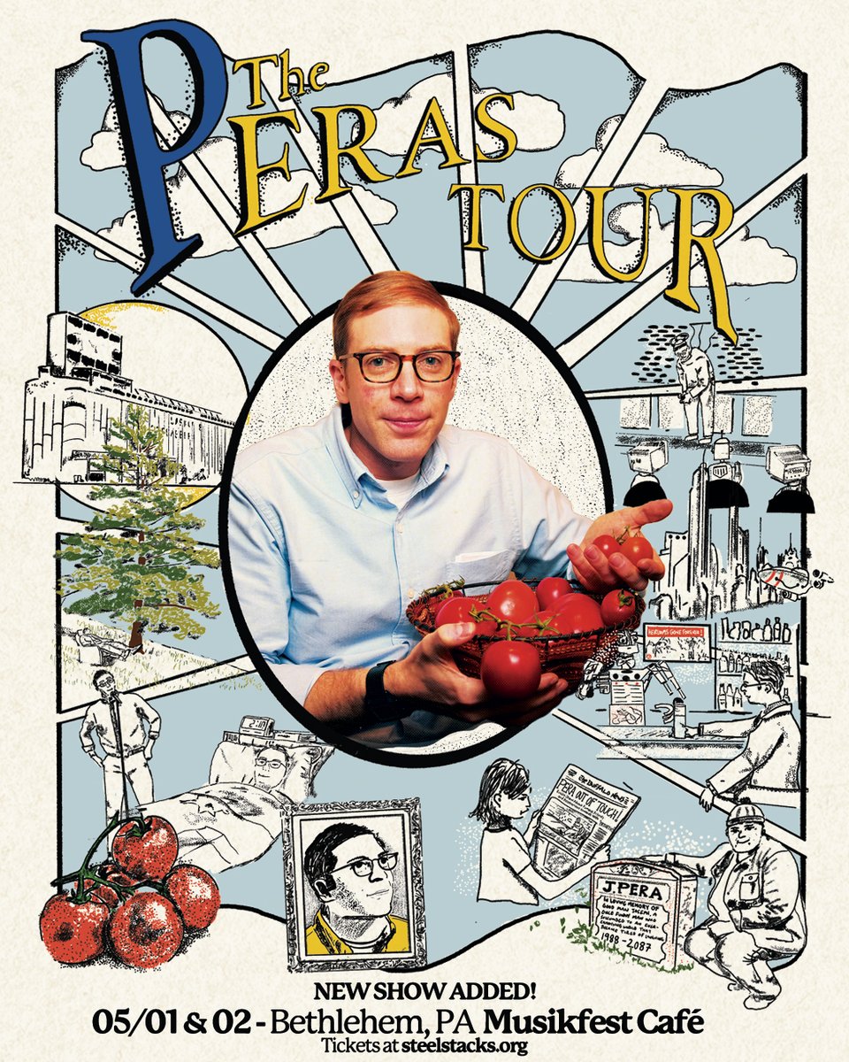 We're counting down the days until Joe Pera takes the stage at Musikfest Café for 2 shows only on May 1st & 2nd! There's still time to grab your tix🎟️👉 brnw.ch/21wIJzA