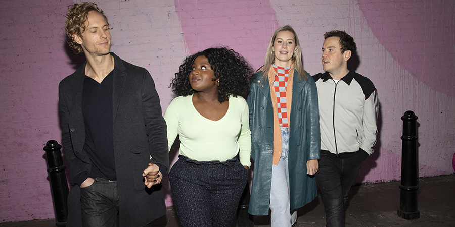 📰 #BBC confirms return of #Cheaters Susan Wokoma, Joshua McGuire, @CallieCooke_ and #Sanditon star @Jacklouisfox return for a second series of the acclaimed comedy drama. It will air on @BBCOne in a prime time slot. 🙌🏻 @alexw_t