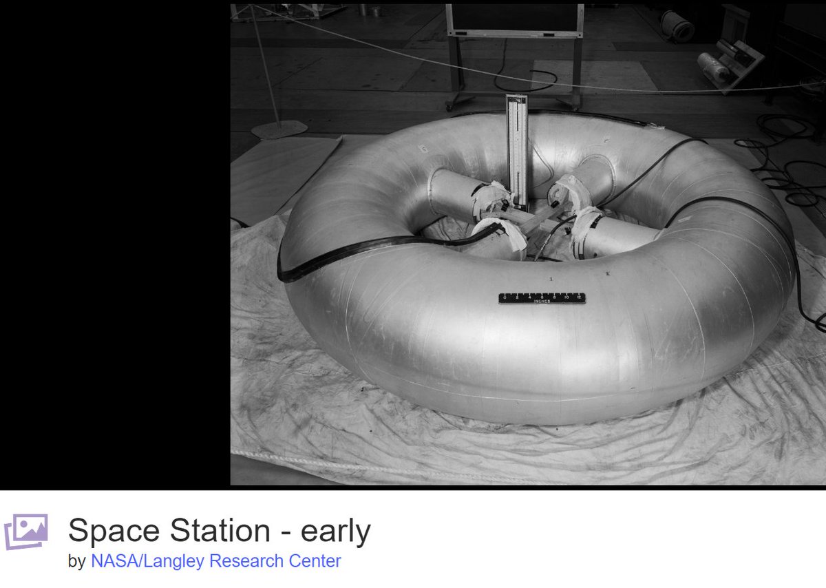 You can't make this sh*t up: the original concept for the Space Station was an inflatable tube... A POOL FLOAT... archive.org/details/1961-L…